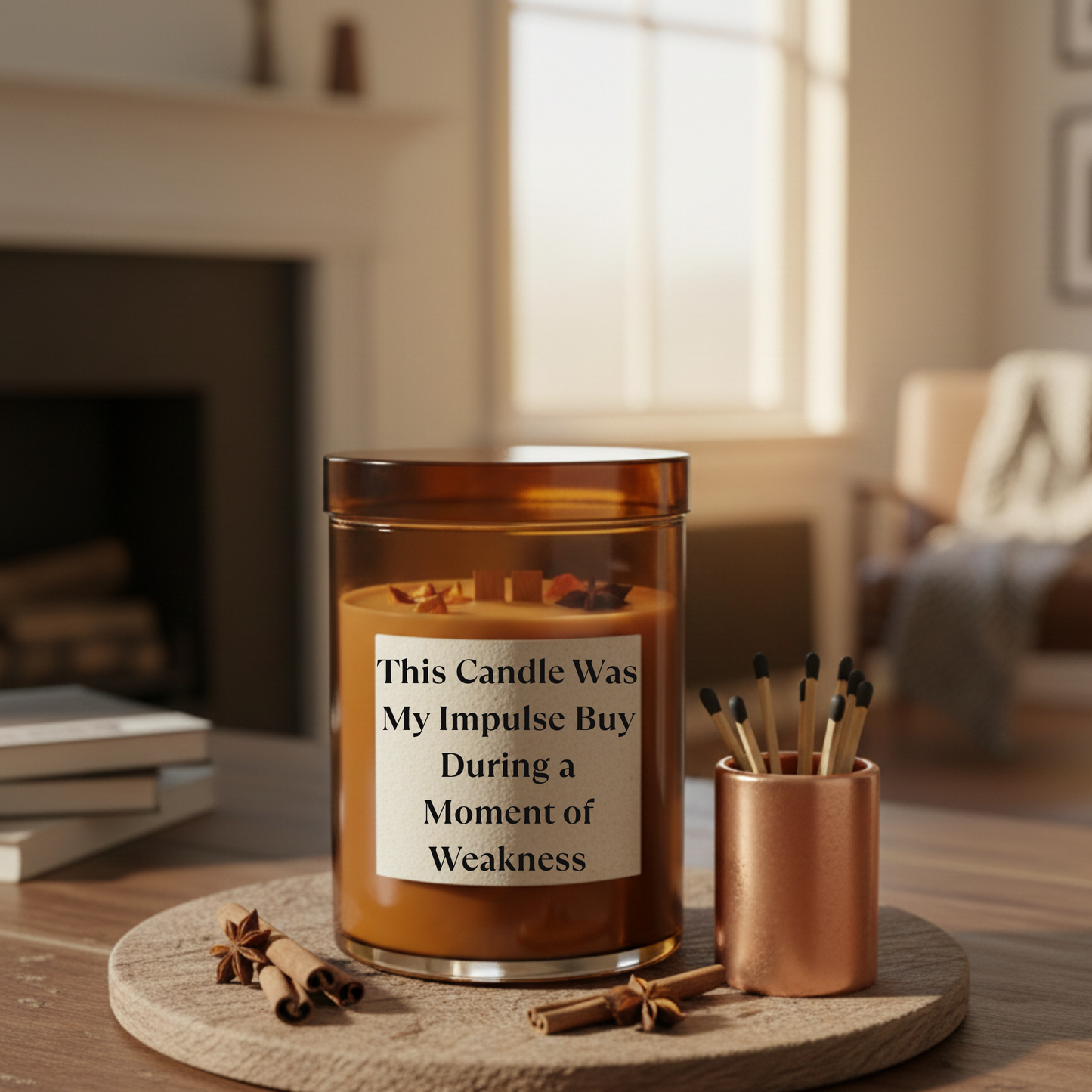 My Impulse Buy During a Moment of Weakness" Scented Candle