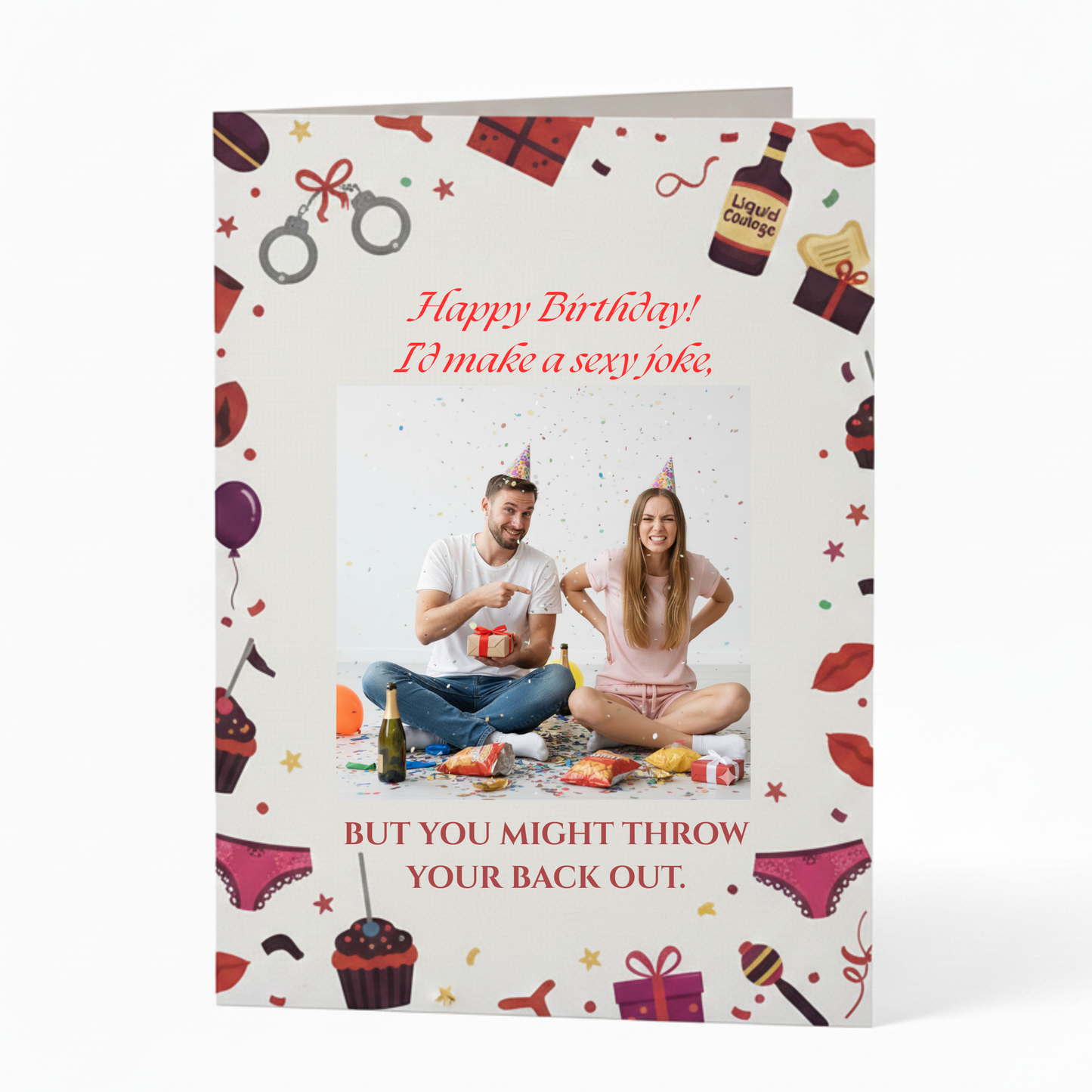 I'd Make a Sexy Joke, But..." Funny Birthday Card for Over the Hill