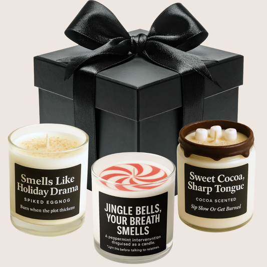 The F*cky Holiday Survival Kit - 3-Candle Set