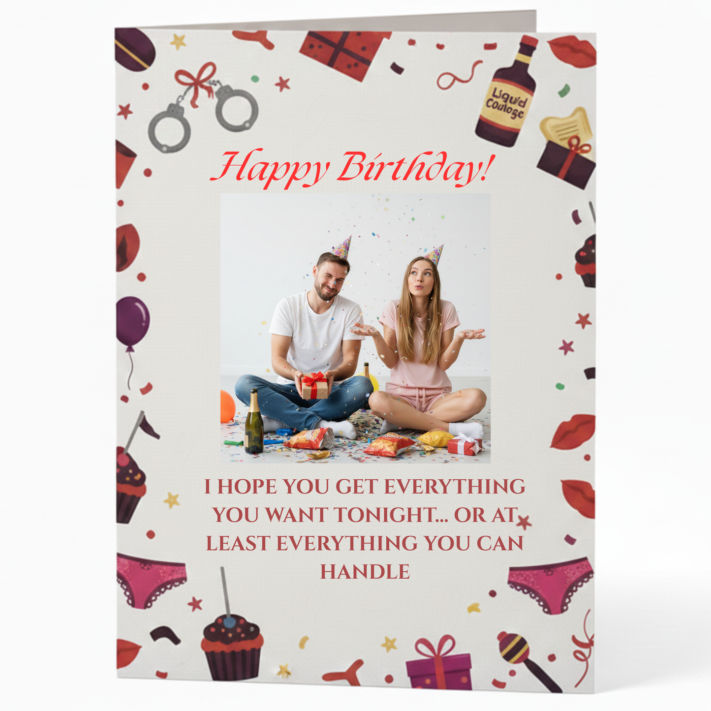 The "Everything You Can Handle" Birthday Card | Funny & Risque Adult Humor